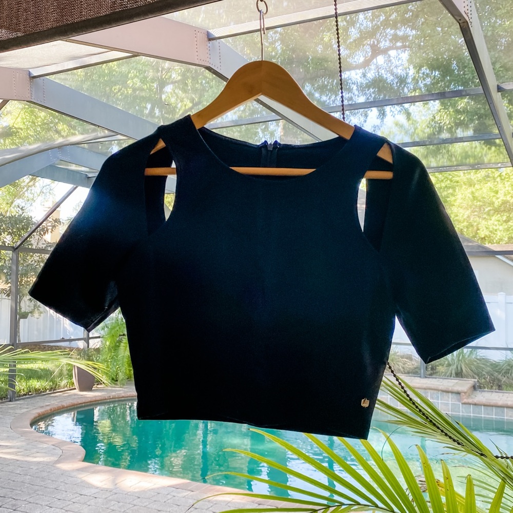 Fabletics black crop size S
